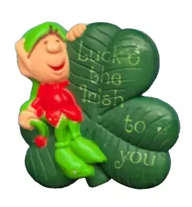 Spilla American Greetings Folletto Luck o the Irish St Pats Day - Foto 1 di 2