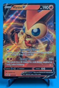 Juego de cartas coleccionables Pokémon Victini V 025/202 2020 ultra raro holográfico espada y escudo casi como nuevo - Imagen 1 de 3