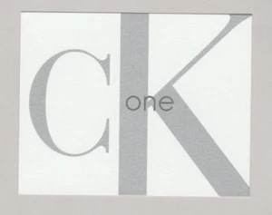 Carte publicitaire - advertising card - One de Calvin Klein - Foto 1 di 1