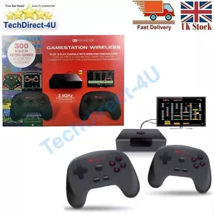 My Arcade Retro Game Station 300 Inbuilt Games Retro Gaming Wireless Controllers - Picture 1 of 6