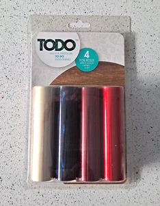 ToDo 4 Foil Rolls 5 Meters For TODO Hot Foil Presses - Picture 1 of 4