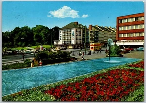 Postcard Germany Monchengladbach am Stadttheater Pond - Picture 1 of 2