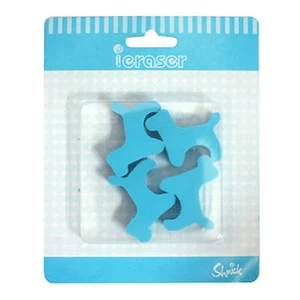 Dog Shaped Erasers -Blue - Picture 1 of 1