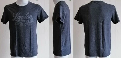 Angelo Litrico Herren Kurzarmshirt Rundhals grau Baumwolle Polyester Gr.M - Imagem 1 de 4