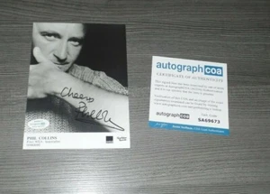 PHIL COLLINS *Genesis*, original signed Photo in 13x18 cm + COA - Bild 1 von 2