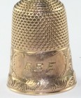 VICTORIAN ANTIQUE 14k GOLD FANCY DESIGN THIMBLE 4.1 GRAMS