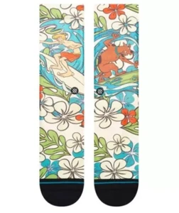 Stance Casual Scooby-Doo Surfs Up Shaggy Poly Crew Socks Men's Size Large NWT - Picture 1 of 5