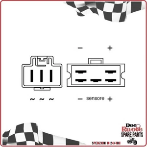 REGOLATORE DI TENSIONE SUN PER MOTO HONDA SILVER WING 600 02-08 400 06-08 12V - Foto 1 di 1