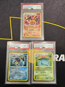 2007 Pokemon D&P Secret Wonders Charizard Blastoise Venusaur PSA 8 - Picture 1 of 5