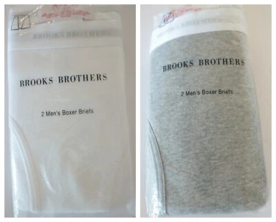 Calzoncillos boxer de algodón peinado Brooks Brothers para hombre negros, grises, blancos S, M, L, XL, XXL Foto 1 de 3