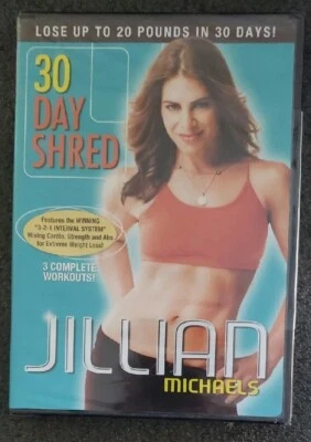 Jillian Michaels - 30 Day Shred - DVD 2007 Lionsgate Brand New Factory Sealed  - Image 1 of 4