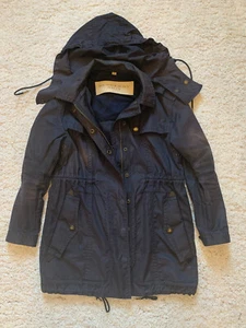BURBERRY BRIT Jacke PARKA Blau GR UK 4/USA 2/ITA 36/GER 32/FRA 34/ 165 / 76A - Bild 1 von 6