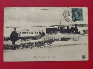 CPA 48 CHEMIN DE FER - Ligne de MENDE à LA BASTIDE - train bloqué par la Neige - Imagen 1 de 2