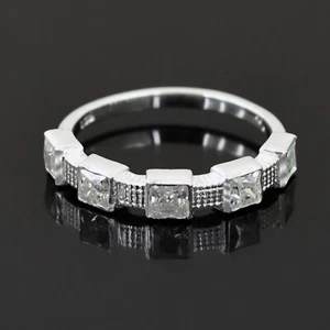 1.00 Ct Certified White Diamond Band Ring, FREE Diamond studs! - Picture 1 of 14
