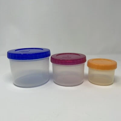 Lock & Lock Twist Lid 6 Piece Storage Set Nesting Containers New - Image 1 of 4