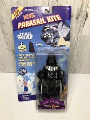 Star Wars Darth Vader 1997 Parasail 43” Cometa Figura ToyBiz Spectra Star Sellado Foto 1 de 4