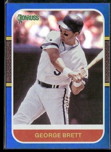 George Brett 2021 Donruss Blue Holo #221 Kansas City Royals