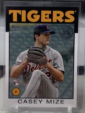 2021 Topps 1986 Baseball 35th Anniversary Casey Mize RC Detroit Tigers #86B-85
