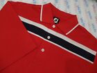 FootJoy FJ Golf Polo Shirt Men's Medium Red Short Sleeve Collared MOUNT VERNOM C