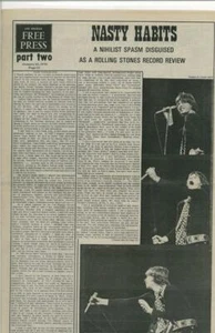 ROLLING STONES ORIGINAL ZEITUNGSARTIKEL REZENSION 1970 ORIGINAL - Bild 1 von 1