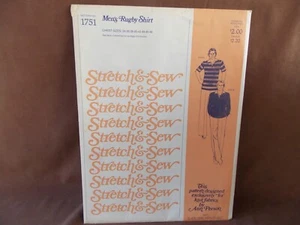 Stretch & Sew Men's Rugby Shirt Chest Sizes 34-48 Uncut Pattern 1751 by Ann Pers - Picture 1 of 2