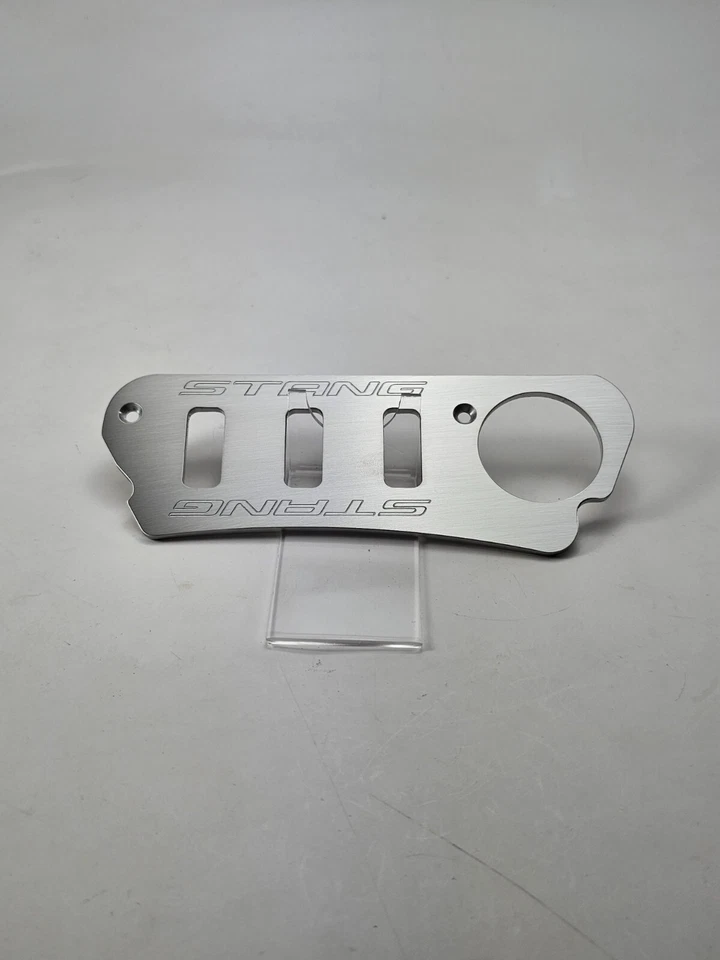 Cenicero Billet 94-98 Ford Mustang Placa Interruptor Panel Cepillado Acabado Satinado Stang Foto 1 de 1