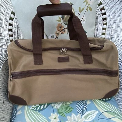 NWOT Bella Russo 20 x 11 x 11 Canvas Travel Carry or Rolling Trolley Duffle Bag - Image 1 of 4
