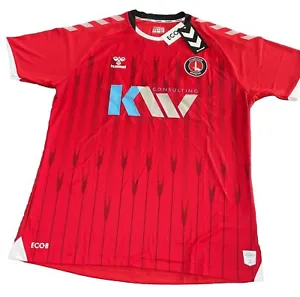 Charlton Athletic Mens Home Shirt CAFC Jersey Top 2020 Hummel New 3 XL XXXL - Picture 1 of 18