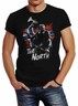 Neverless T-Shirt Uomo Valhalla Viking: Maglia In Cotone Con Stampa Guerriero Odino, Streetwear, Taglie Fino A 4XL - 3