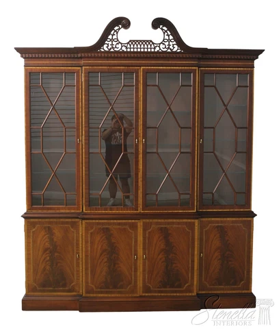 L56565EC: COUNCILL CRAFTSMEN 4 Door Inlaid Mahogany Breakfront Cover