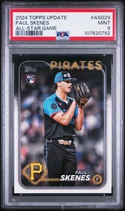 2024 Topps Update Series - 2024 All-Star Game Paul Skenes #ASG-29 (RC) PSA 9 - Picture 1 of 2