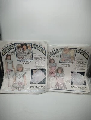 Vtg. 1988 Daisy Kingdom Kids Designer Collar Kit Honey Bunny Lot 5016 And 5015 - Image 1 of 4