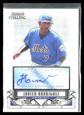 Javier Rodriguez 2008 Bowman Sterling #BSP-JR MEM /199 Auto Prospects Refractors