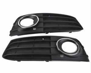 For Audi A4 B8 2009-2012 Fog Lights Light Bumper Grilles Grill Set Pair - Picture 1 of 5