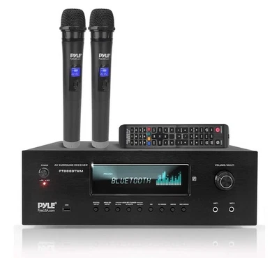 1000W Bluetooth Home Theater Karaoke Receiver - 5.2-Ch Stereo (READ DESCRIPTION) - Image 1 of 4