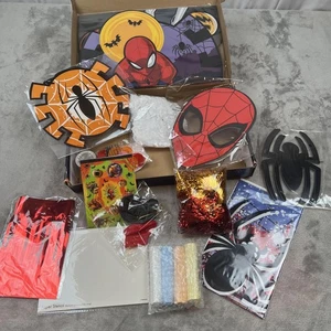 Trunk or Treat Kit Marvel Spider-Man 200 Pieces Halloween Car Decor Party Set - Picture 1 of 19