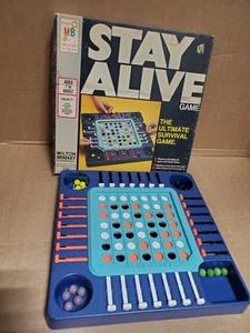 Stay Alive Milton Bradley 1971 Marble Game (Missing 1 marble) - Picture 1 of 7