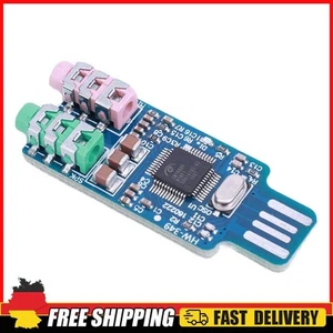 CM108 Laufwerklose USB-Soundkarte Praktischer USB-Soundkarten-Chip-USB-Audio-Ada - Bild 1 von 9