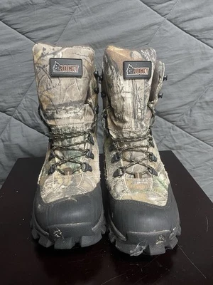 Rocky Men’s Insulated Hunting Boots, 400g, Gortex, Realtree Camo, Size 9.5M - Image 1 of 4