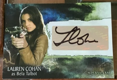 Supernatural temporada 3 autógrafo A19 Lauren Cohan como Bela Talbot - Imagem 1 de 2