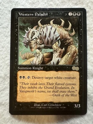 MTG - Western Paladin - Urza's Saga - LP - #168 - Free Shipping! - Image 1 of 2