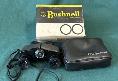 Vintage Bushnell Custom Compact 6x25 8 Degree Binoculars With Case And Box Japan - Image 1 of 4