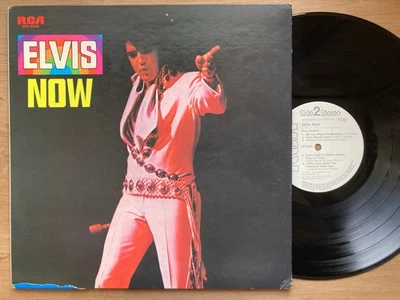 ELVIS PRESLEY ELVIS NOW WHITE PROMO RCA SHP6240 Japan VINYL LP - Image 1 of 4