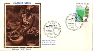 UN Geneva Scott #86 FDC Namibia Independence Colorano Silk Cachet c1979 - Picture 1 of 4