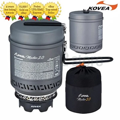 Estufa/olla portátil todo en uno KOVEA ALPINE MASTER 2.0 camping _sin tarifas en EE. UU. Foto 1 de 4