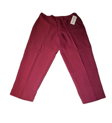 Calça Bend Over Tamanho 24W Marrom Cintura Elástica Feminina Puxada Nova Com Etiquetas Antiga - Imagem 1 de 4