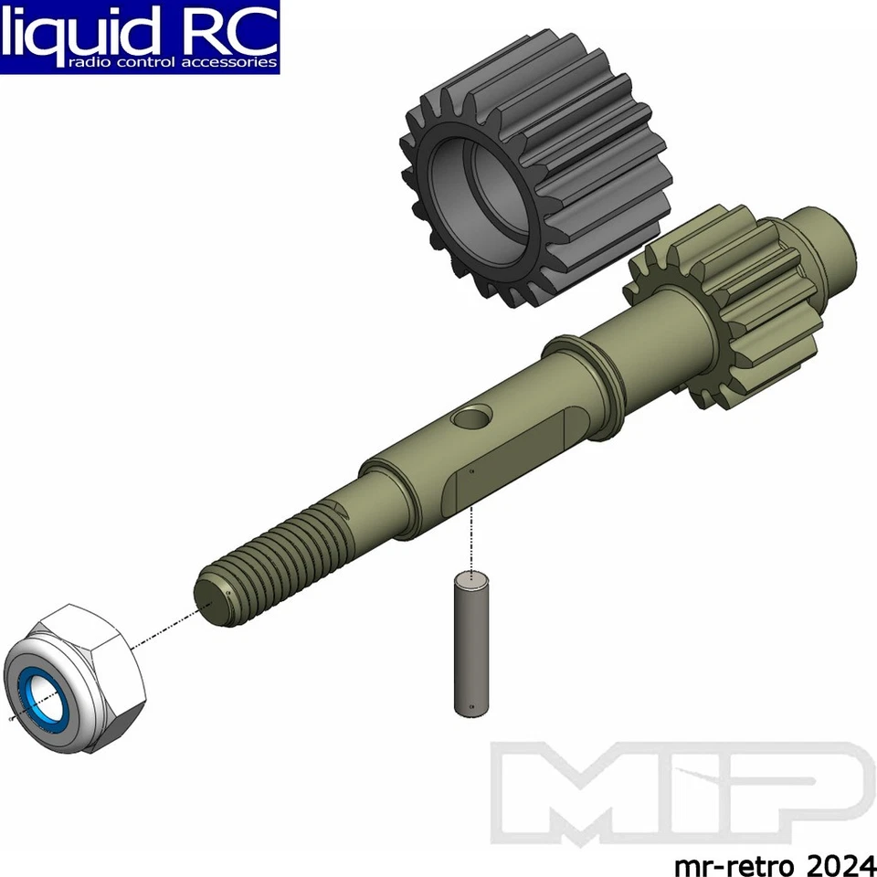 MIP 20070 MIP Race TopShaft & Idler Gear Set Losi Mini-T 2.0 - Image 1 of 1
