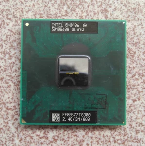Intel Core 2 Duo Model T8300 SLAYQ 2.4 GHz FF80577GG0563M CPU Processor 800 MHz - Picture 1 of 4