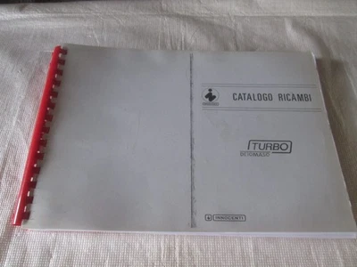 Innocenti MINI TURBO DE TOMASO Motore DAIHATSU  Catalogo Ricambi Parts Catalog - Immagine 1 di 3