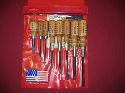 GRACE USA HG-8  8PC GUNSMITH MACHINIST  SCREWDRIVER SET  MADE IN THE USA - Image 1 of 4